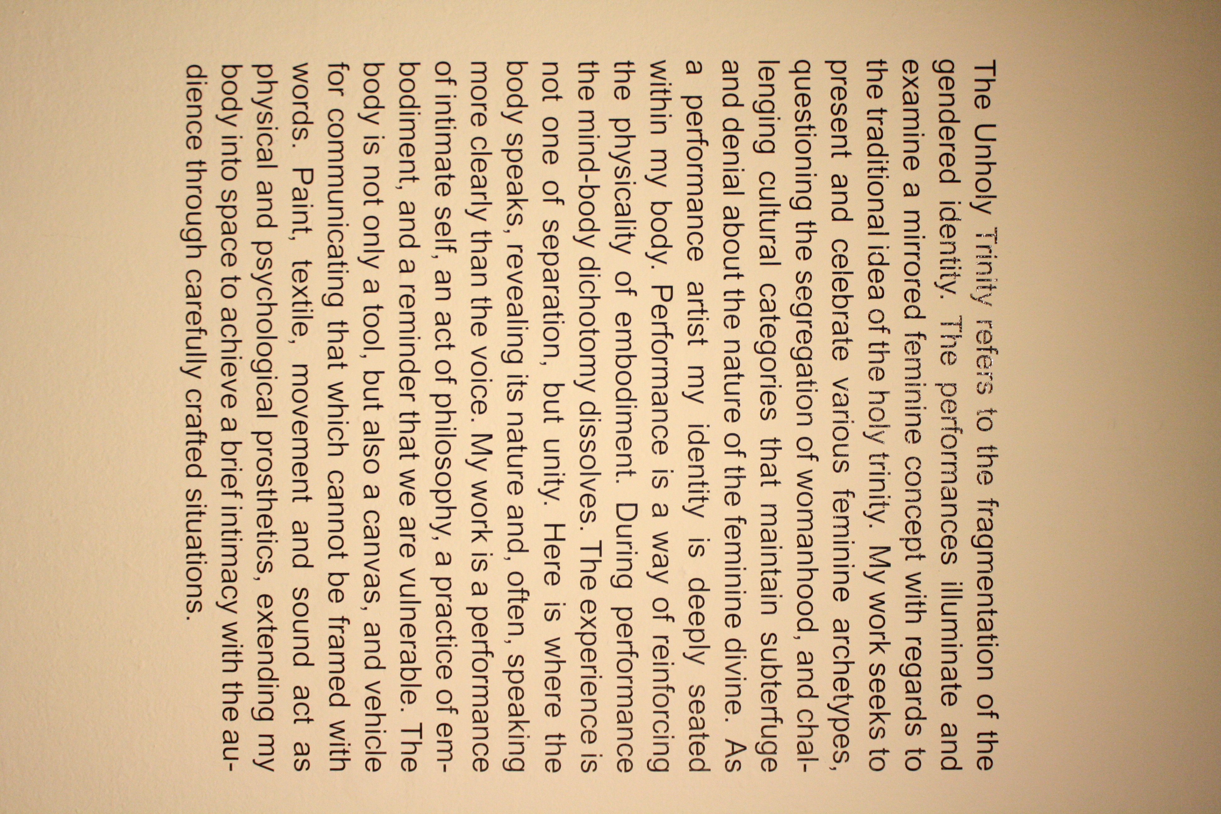 unholy trinity - purification